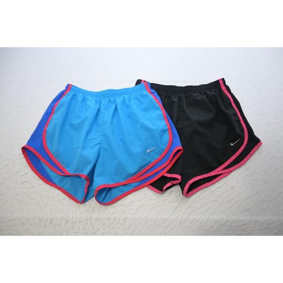 Nike Gym Shorts LOT OF 2 Dri Fit Lined Running Athletic Womens Size Small - Picture 1 of 10